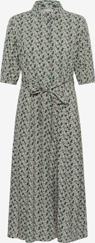 Cream Shirt dress 'Tiah' in Green: front