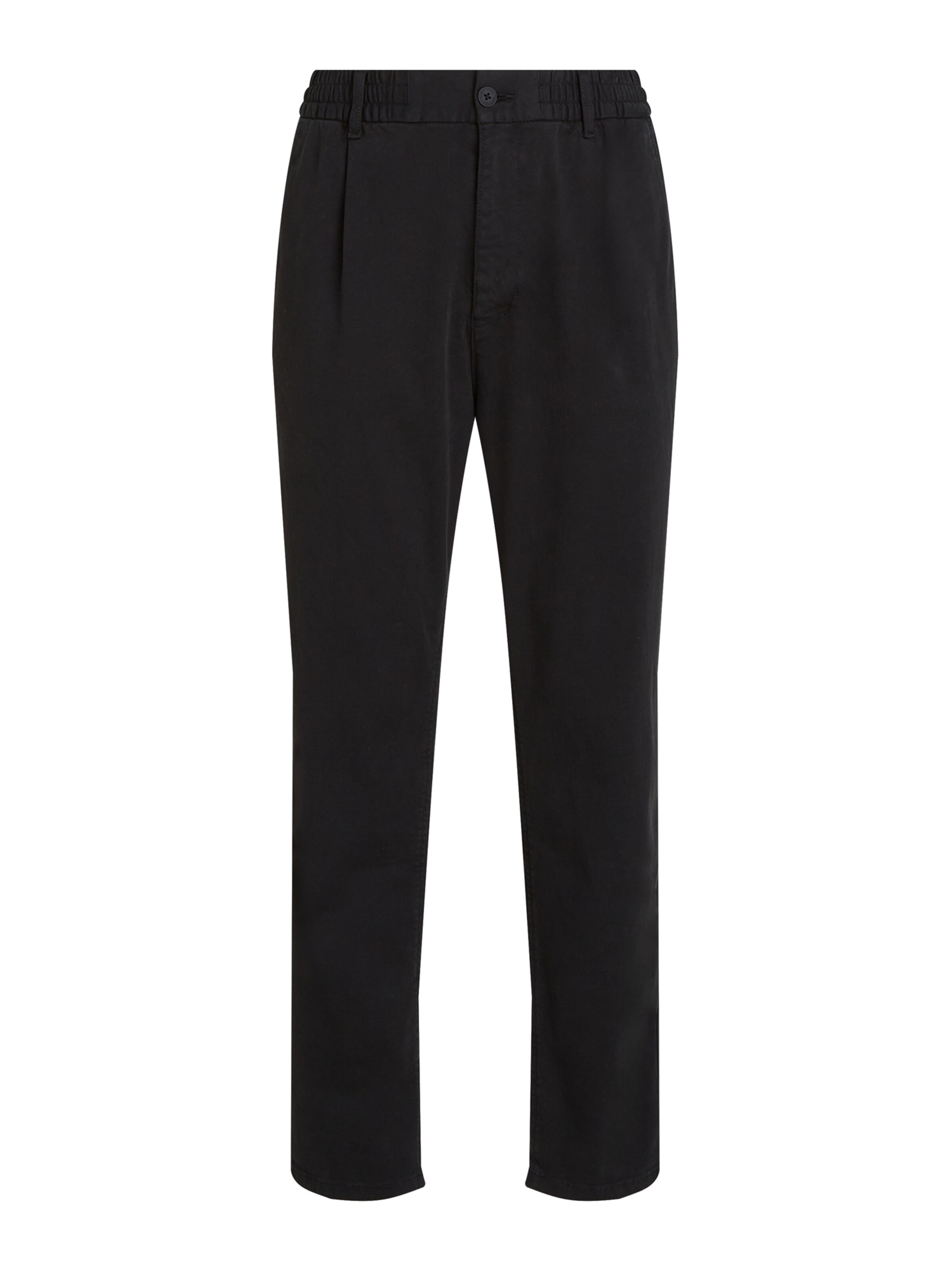 Tommy Jeans Pleat-Front Pants 'Isaac' in Black: front