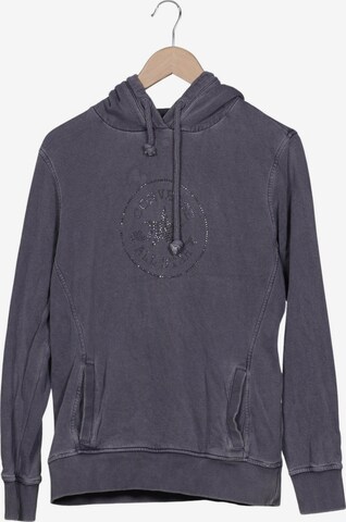 CONVERSE Kapuzenpullover XL in Grau: Vorderseite