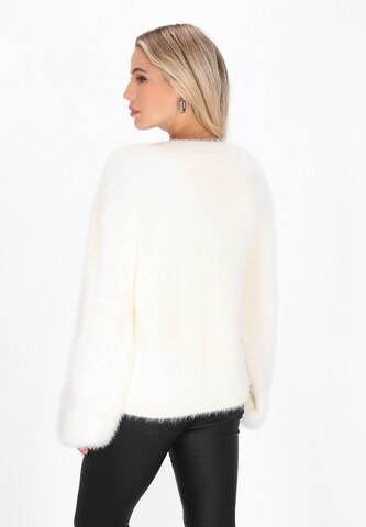 Pull-over faina en blanc
