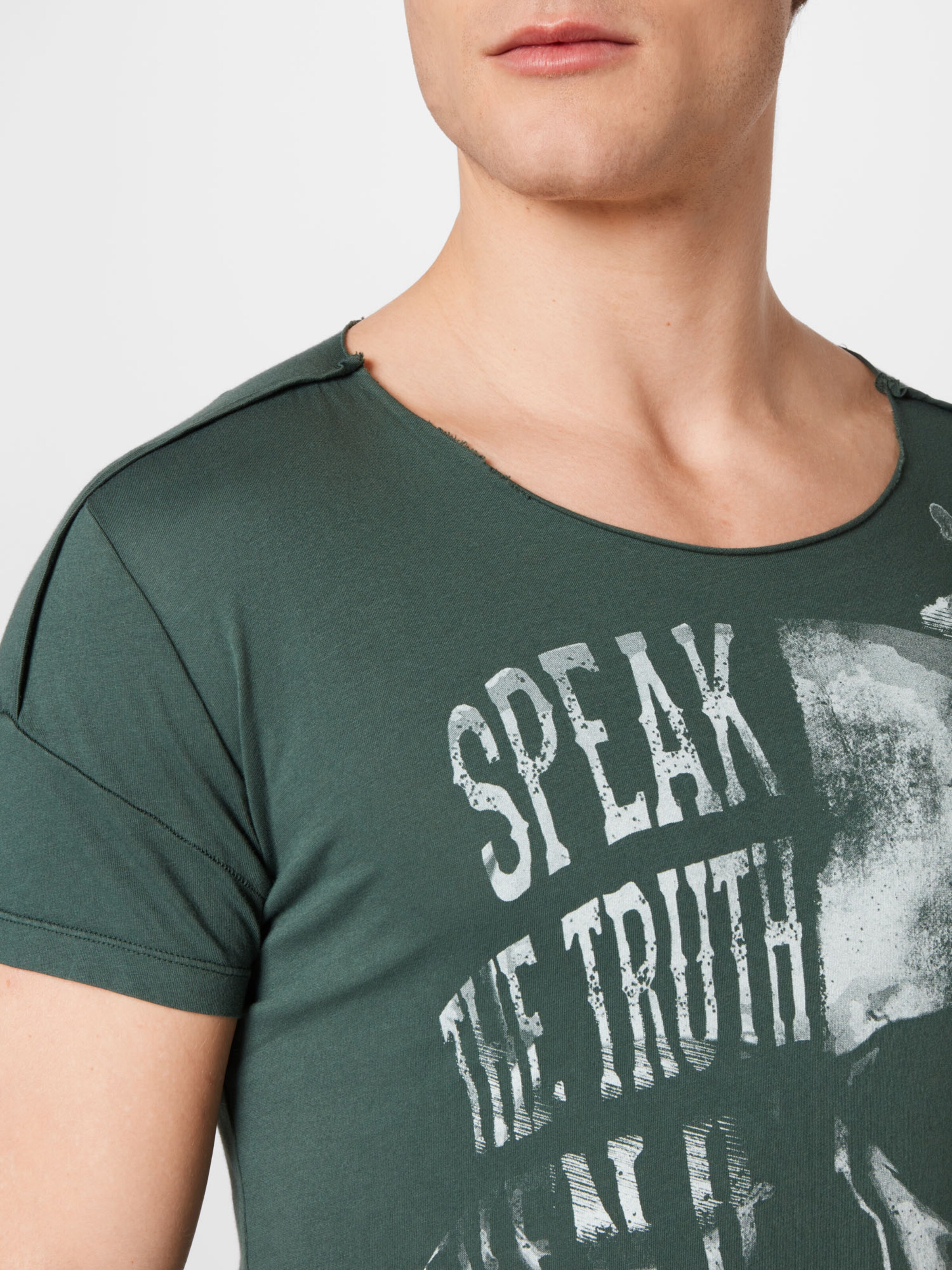 Homme T-Shirt SPEAKER Key Largo en Vert Foncé 