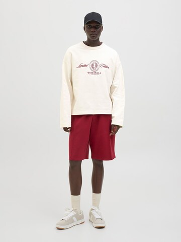 Sweat-shirt JACK & JONES en blanc