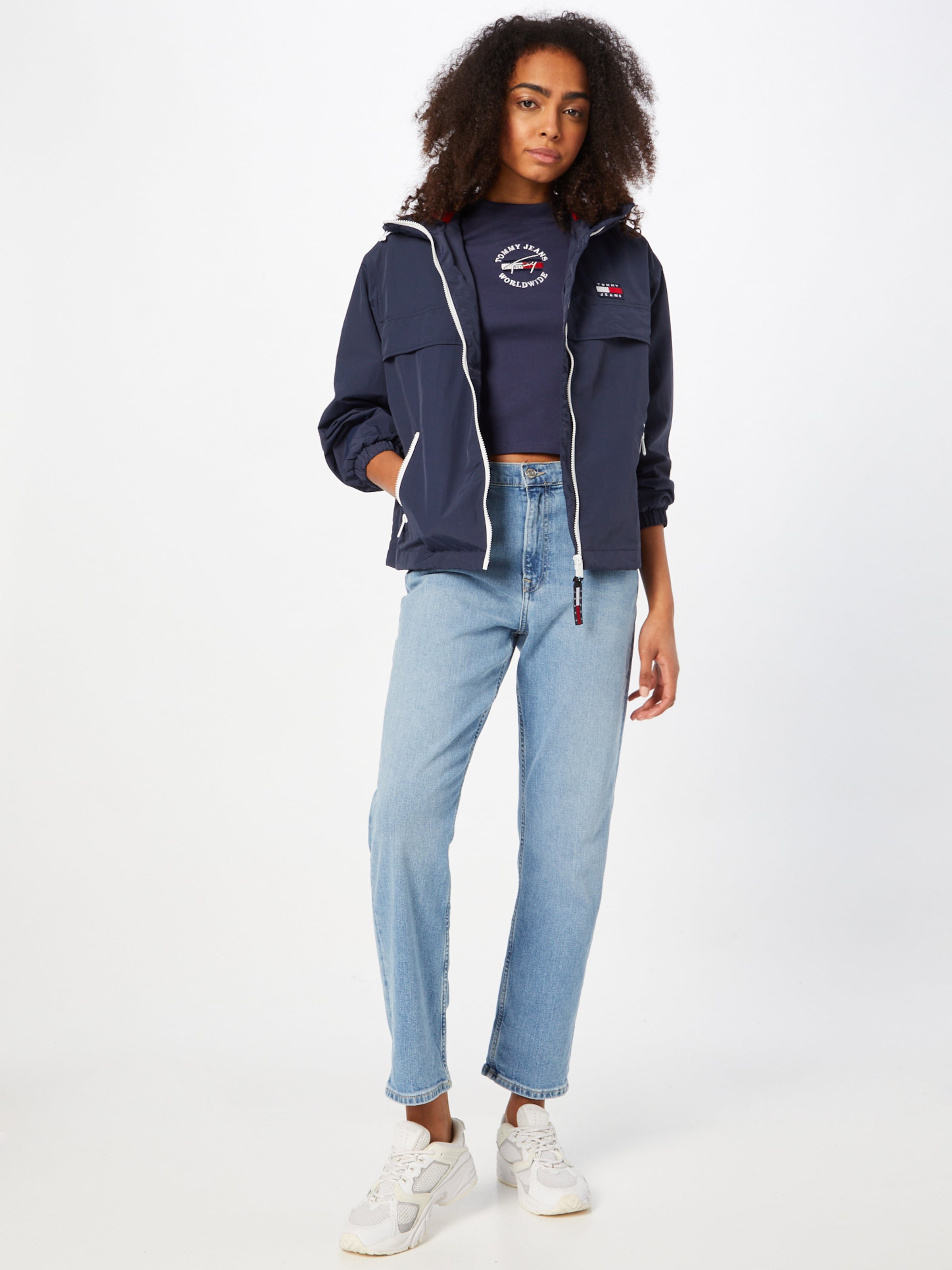 Frauen Jacken Tommy Jeans Jacke 'CHICAGO' in Navy - WD77606 Frauen Jacken Tommy Jeans Jacke 'CHICAGO' in Navy - WD77606