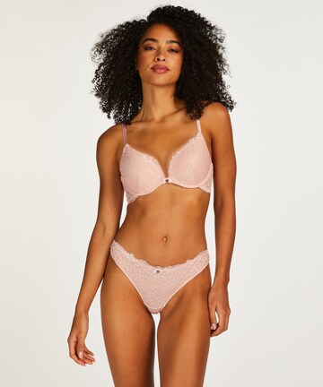 Hunkemöller Push-up BH 'Marine' in Pink: Vorderseite