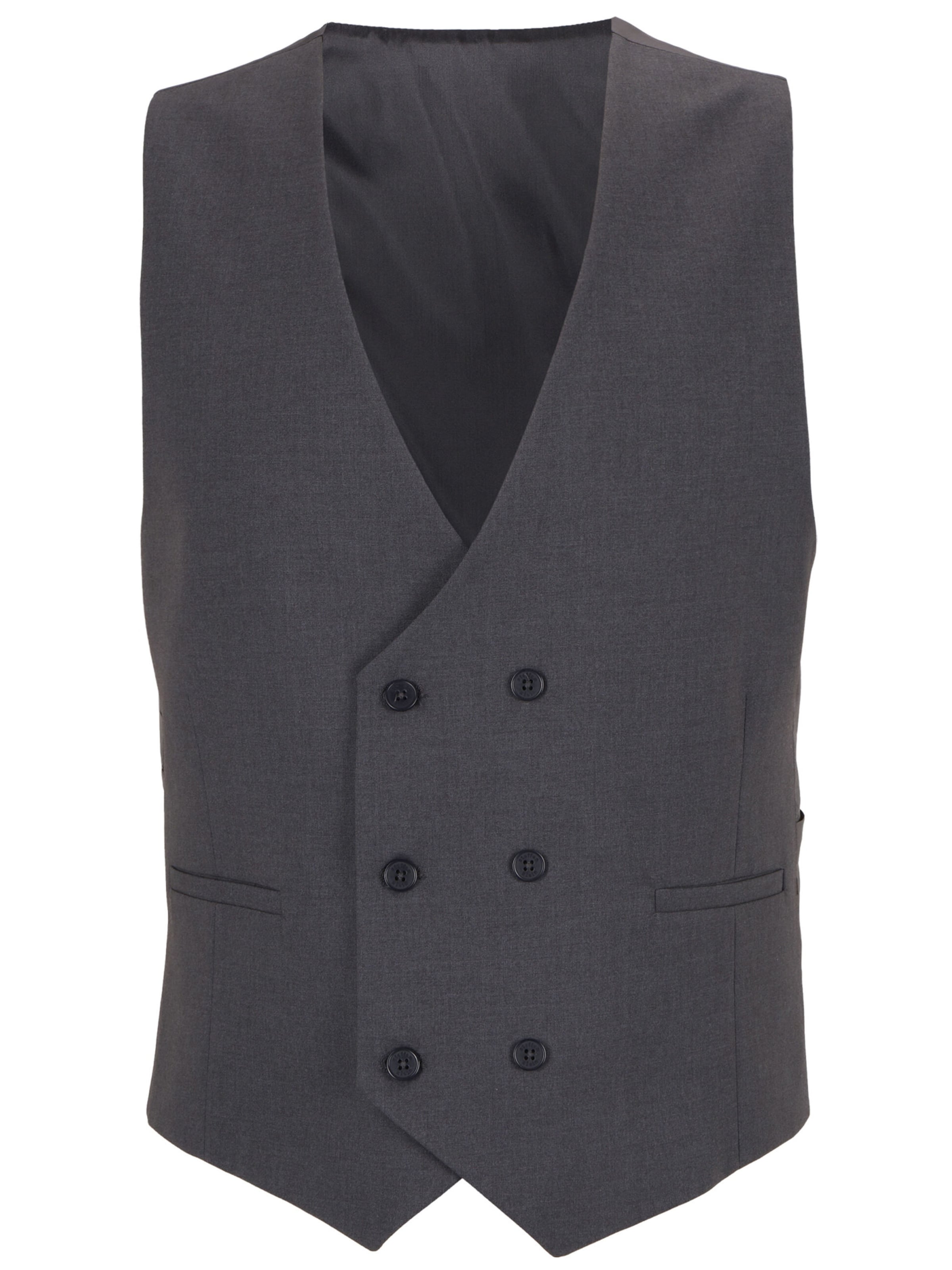 Gilet de costume Steffen Klein en gris : devant