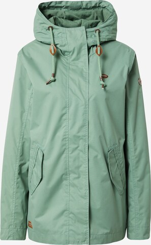 Ragwear Демисезонная куртка 'Lenca' в Зеленый: спереди