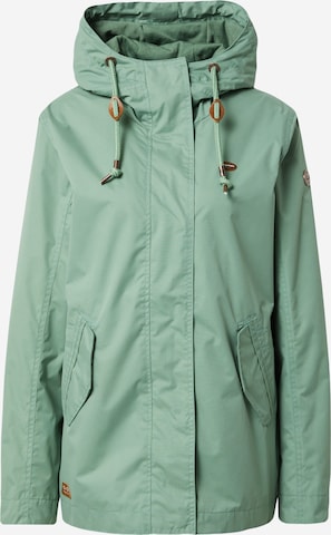 Ragwear Between-Season Jacket 'Lenca' in Green: front