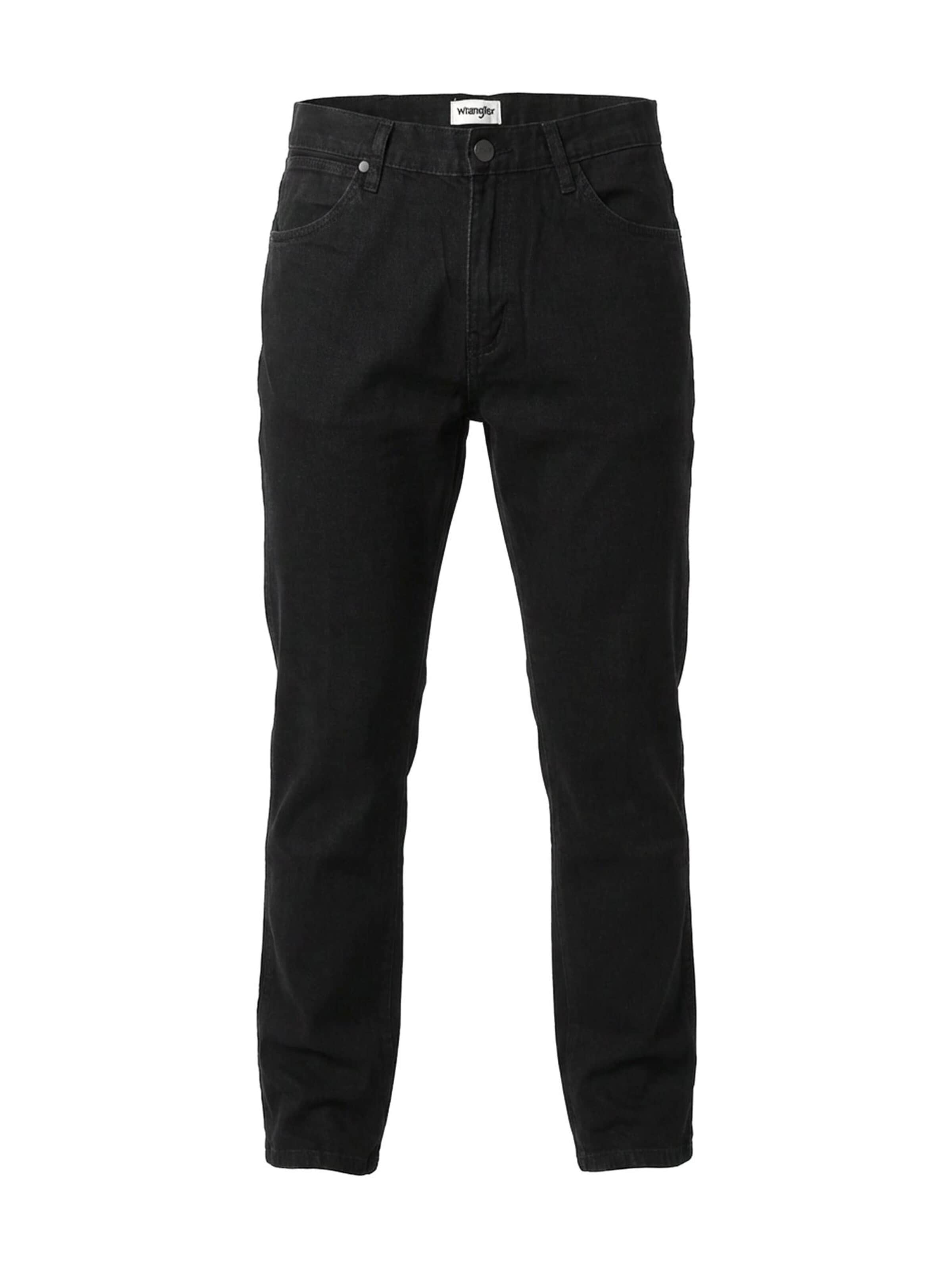 WRANGLER Jeans 'RIVER Light & Soft Denim'‌‌‌‌‌ in Schwarz: Vorderseite