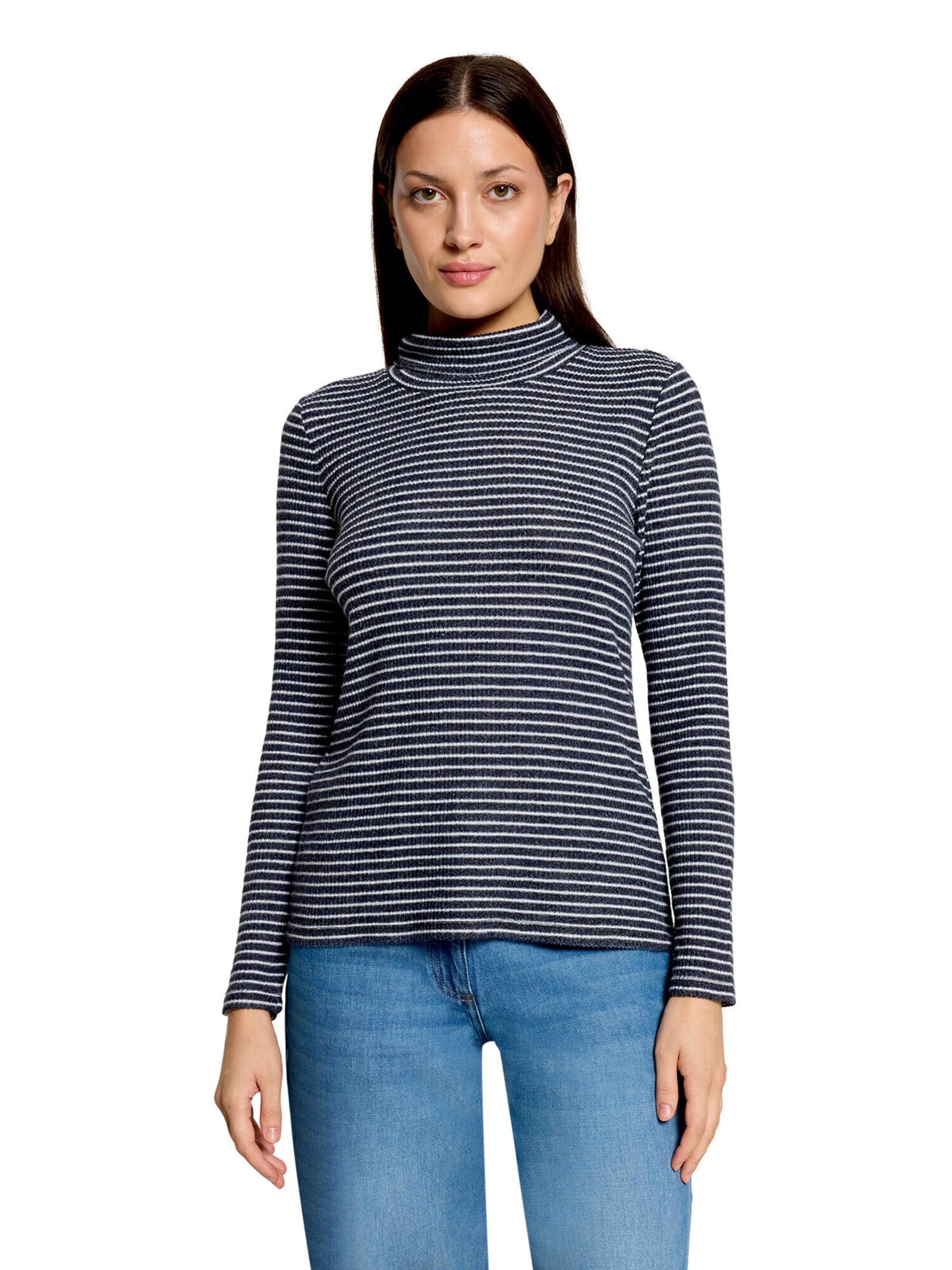 Sweat-shirt Betty Barclay en bleu : devant