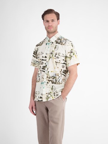 LERROS Regular fit Button Up Shirt in White