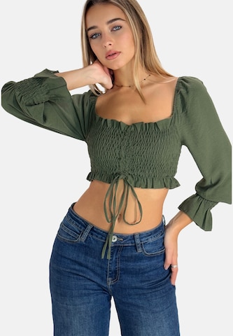 Chemisier Elara en vert