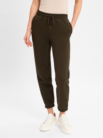MSCH COPENHAGEN Regular Pants in Green: front