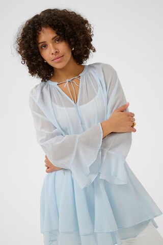 Kaffe Tuniek 'Flora' in Blauw