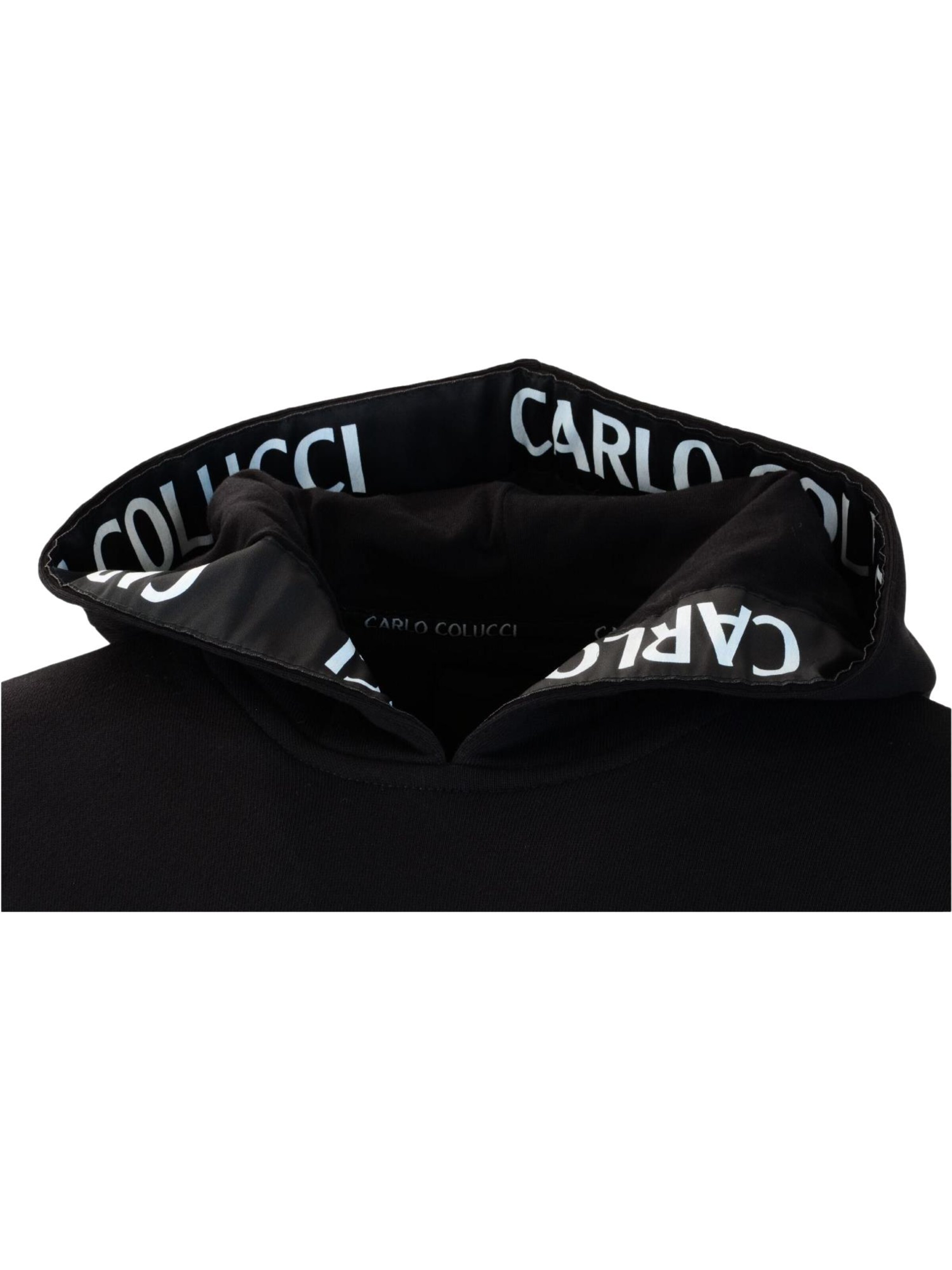 Carlo Colucci Sweatshirt 'Carata' in Schwarz