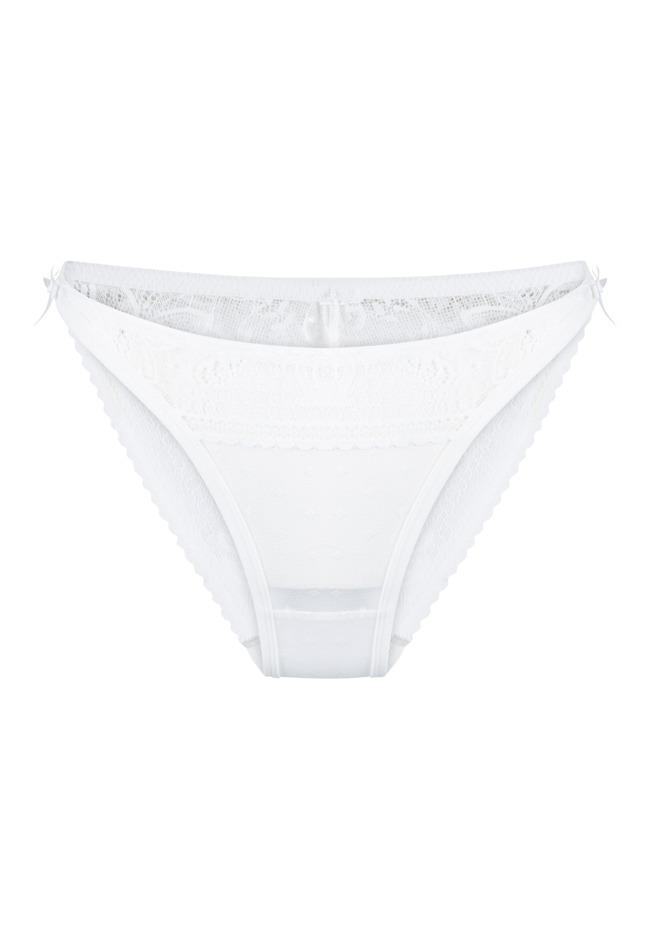 Slip di LingaDore in bianco: frontale