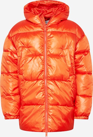 WEEKDAY Winter Jacket 'Ruben' in Orange: front