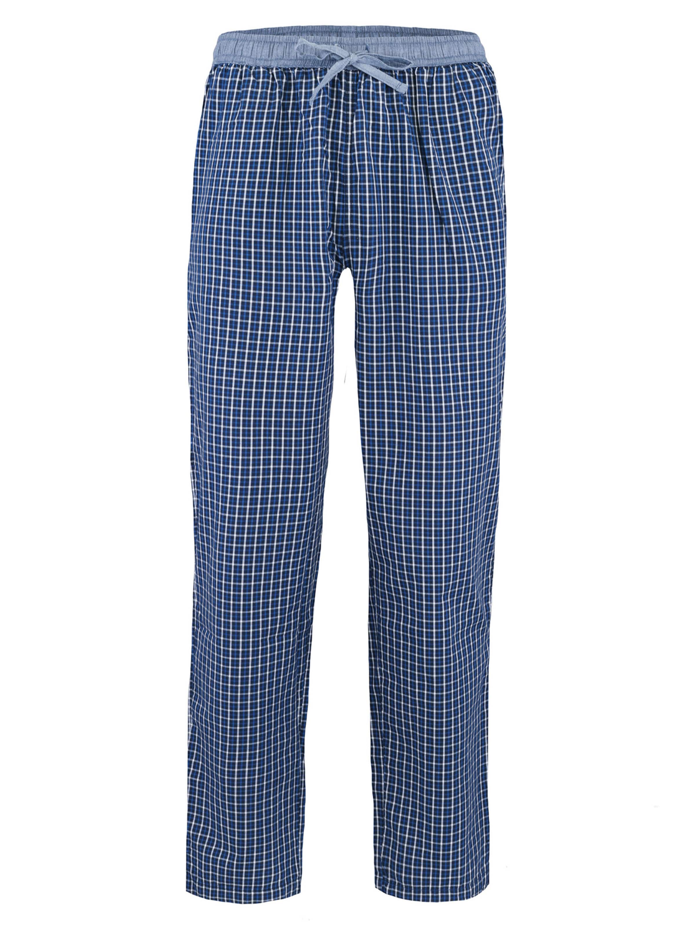 Pantalon de pyjama ' Olden Glory ' Luca David en bleu : devant