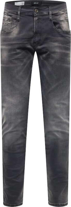 REPLAY Slimfit Jeans 'ANBASS' in Graphit