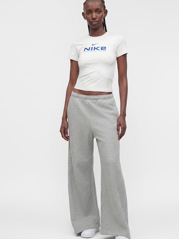 Nike Sportswear Wide leg Παντελόνι 'Studio' σε γκρι