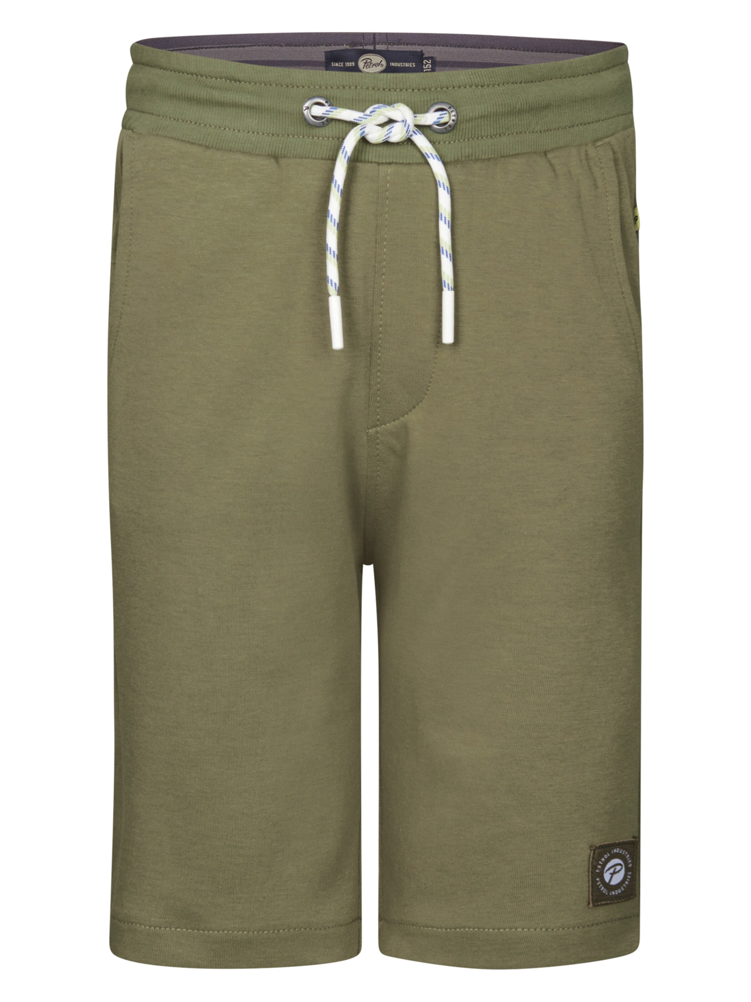 Petrol Industries Broek ' Capri' in Groen: voorkant