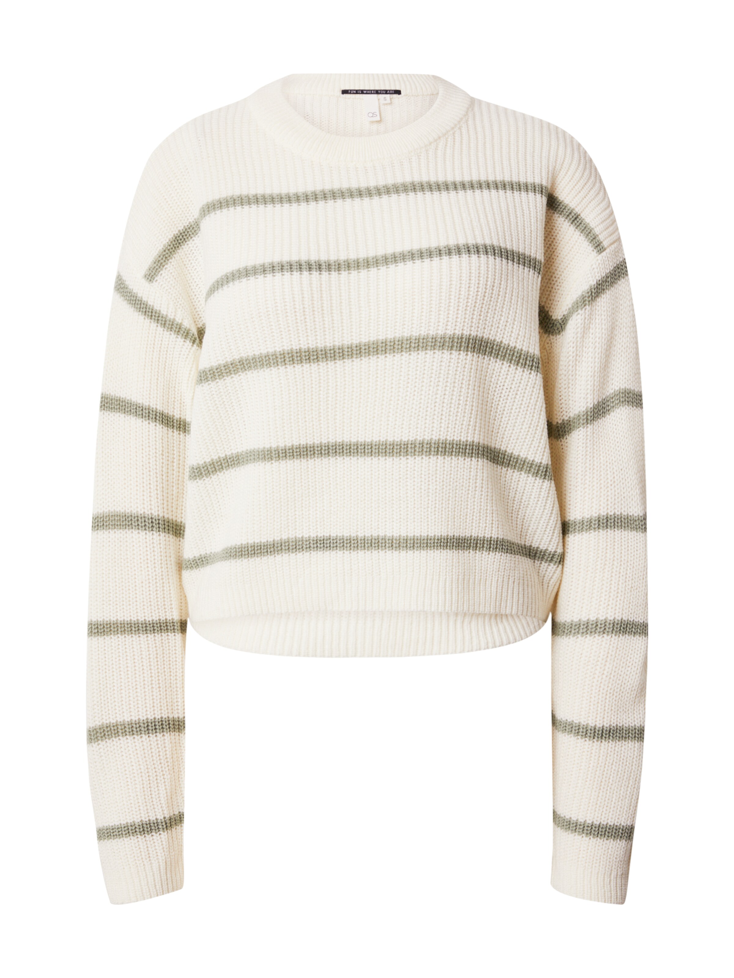 QS Sweater in White: front
