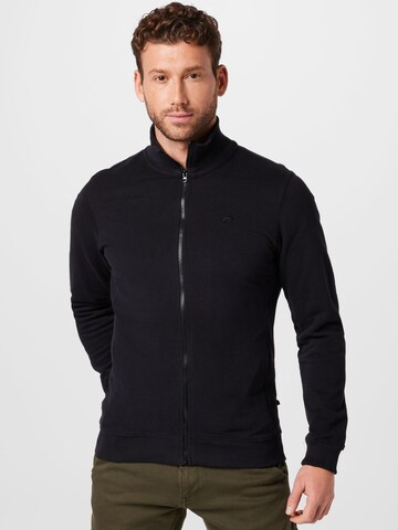 BLEND Zip-Up Hoodie 'Novan' in Black: front