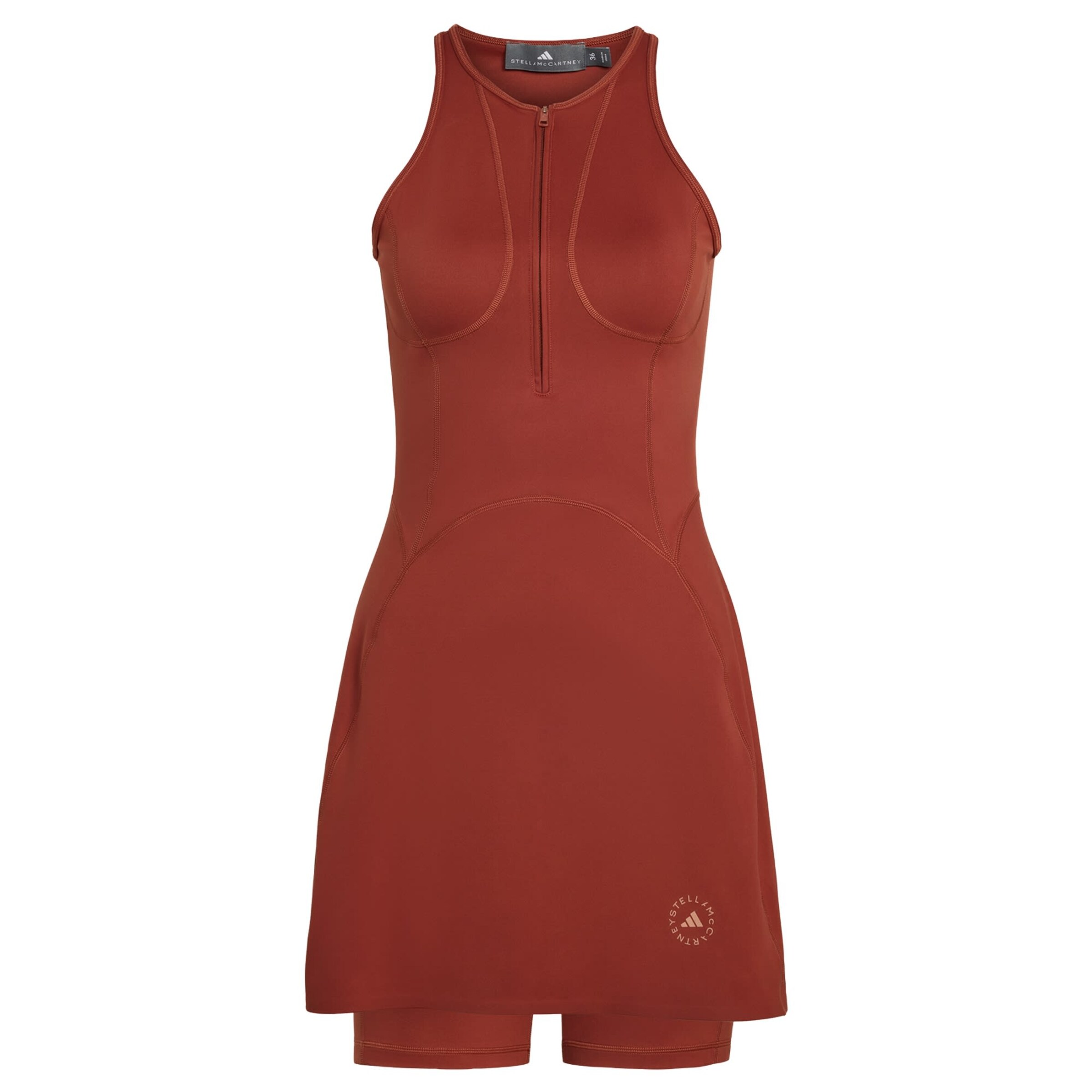 ADIDAS BY STELLA MCCARTNEY - Vestido deportivo 'Training' en rojo: frente