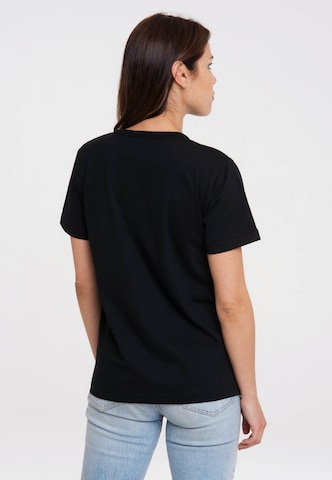 LOGOSHIRT Shirt 'Captain Future' in Black