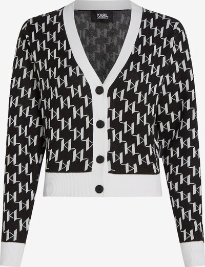 Karl Lagerfeld Kardigán - čierna / biela, Produkt