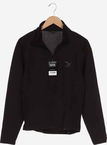 SALEWA Sweatshirt & Zip-Up Hoodie in M in Black: front