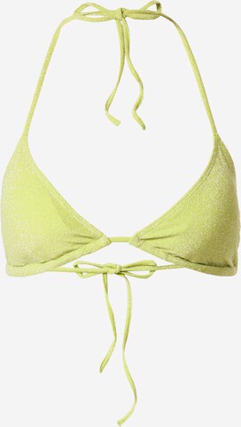 Triangle Hauts de bikini Monki en vert : devant