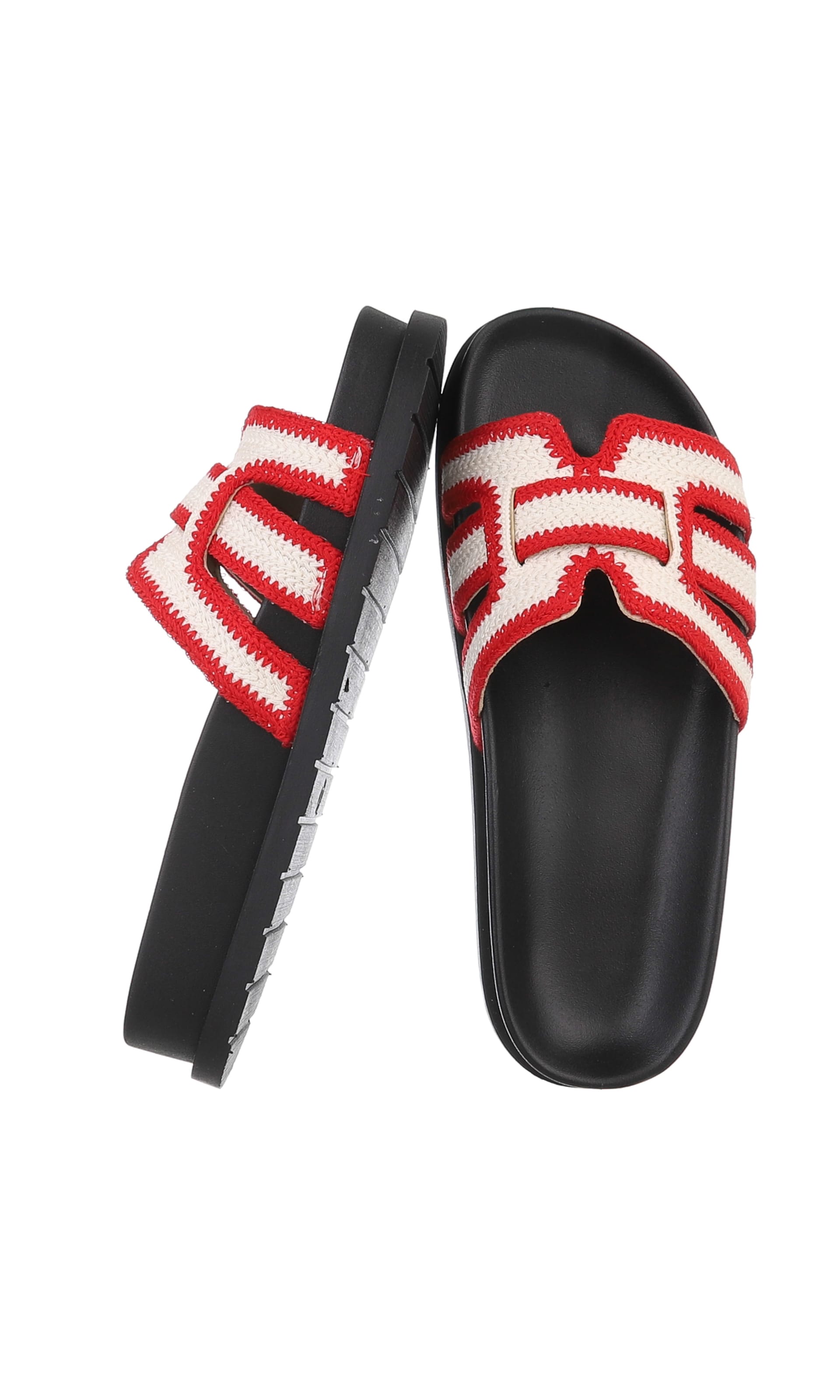 Ital-Design Pantolette in Rot