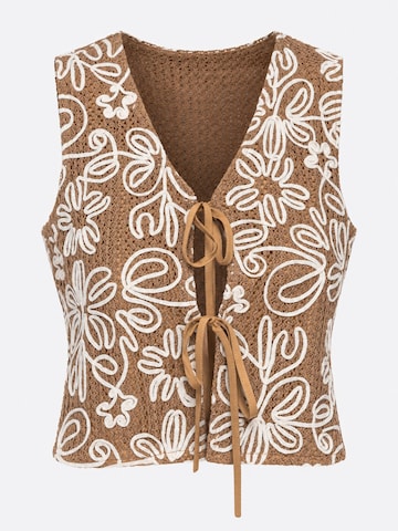 Gilet Ombre en beige : devant