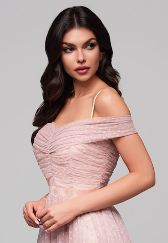 Ombre Evening dress in Pink