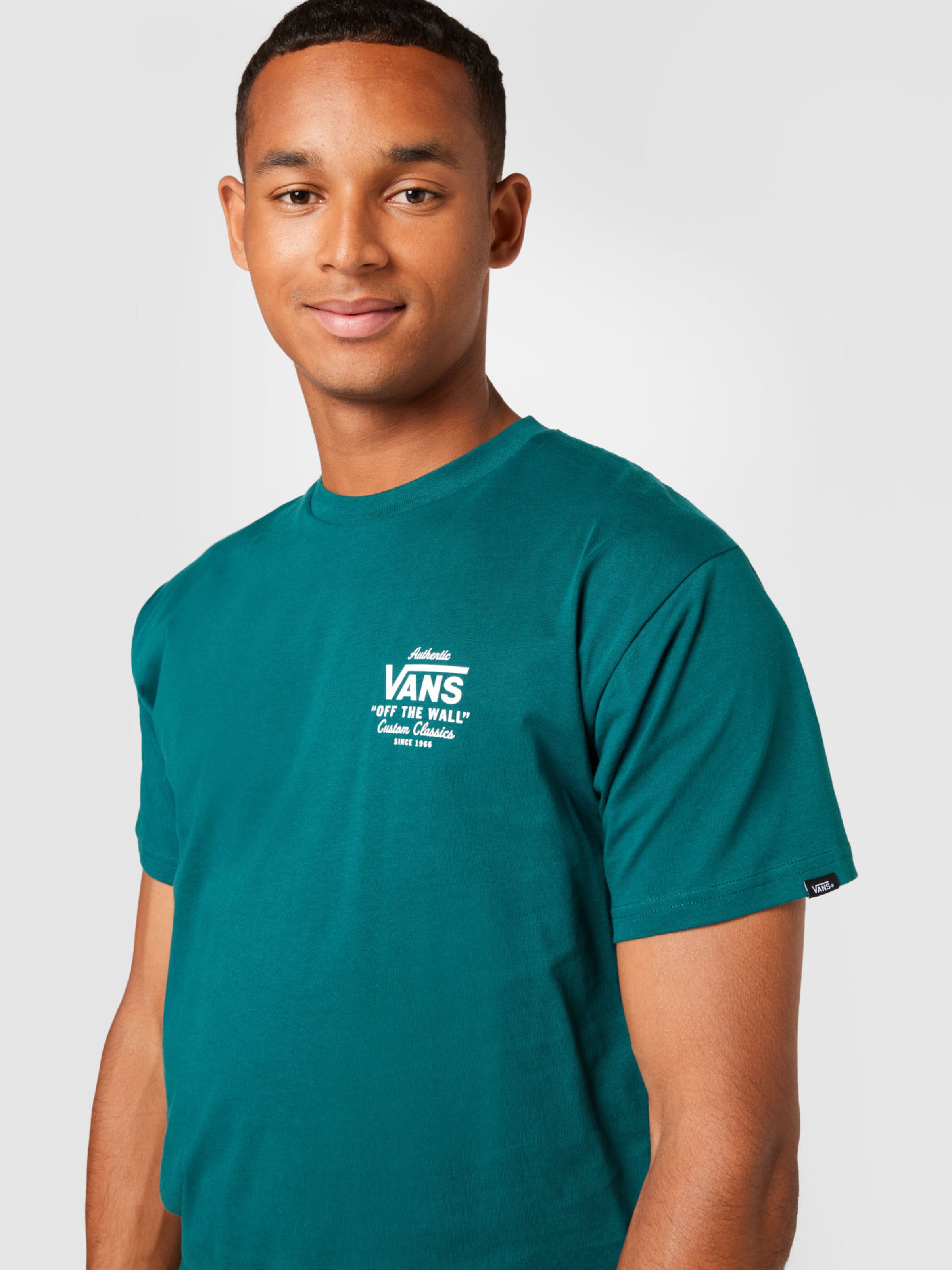 Männer Shirts VANS T-Shirt in Petrol - FH98694