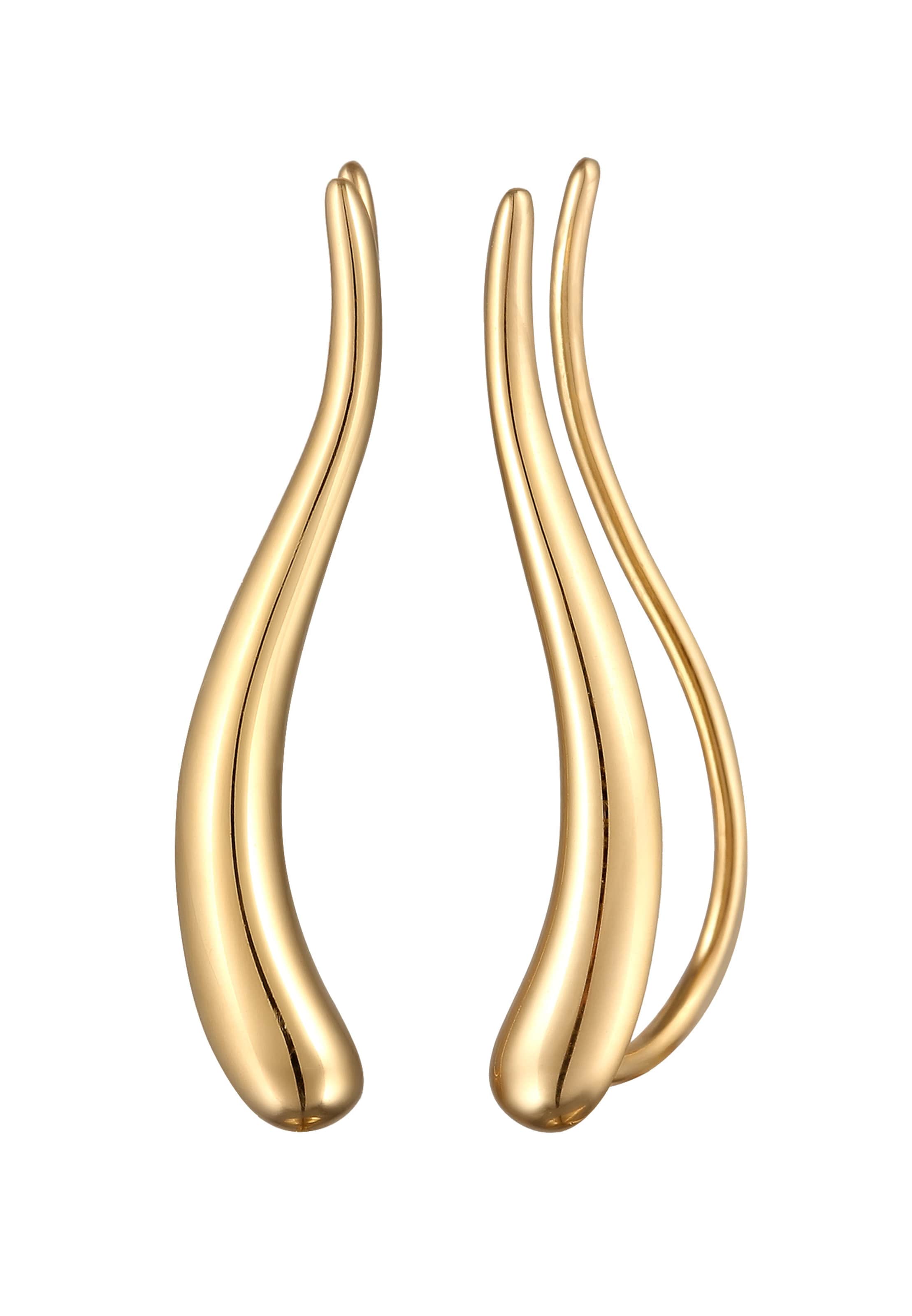 ELLI Earrings in Gold: front