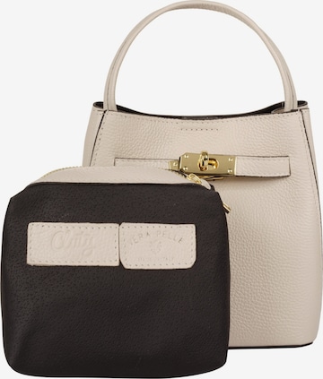 Cluty Handbag in Beige: front