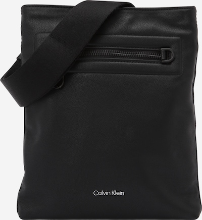 Geantă de umăr Calvin Klein pe negru / alb, Vizualizare produs
