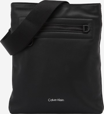 Geantă de umăr de la Calvin Klein pe negru: față