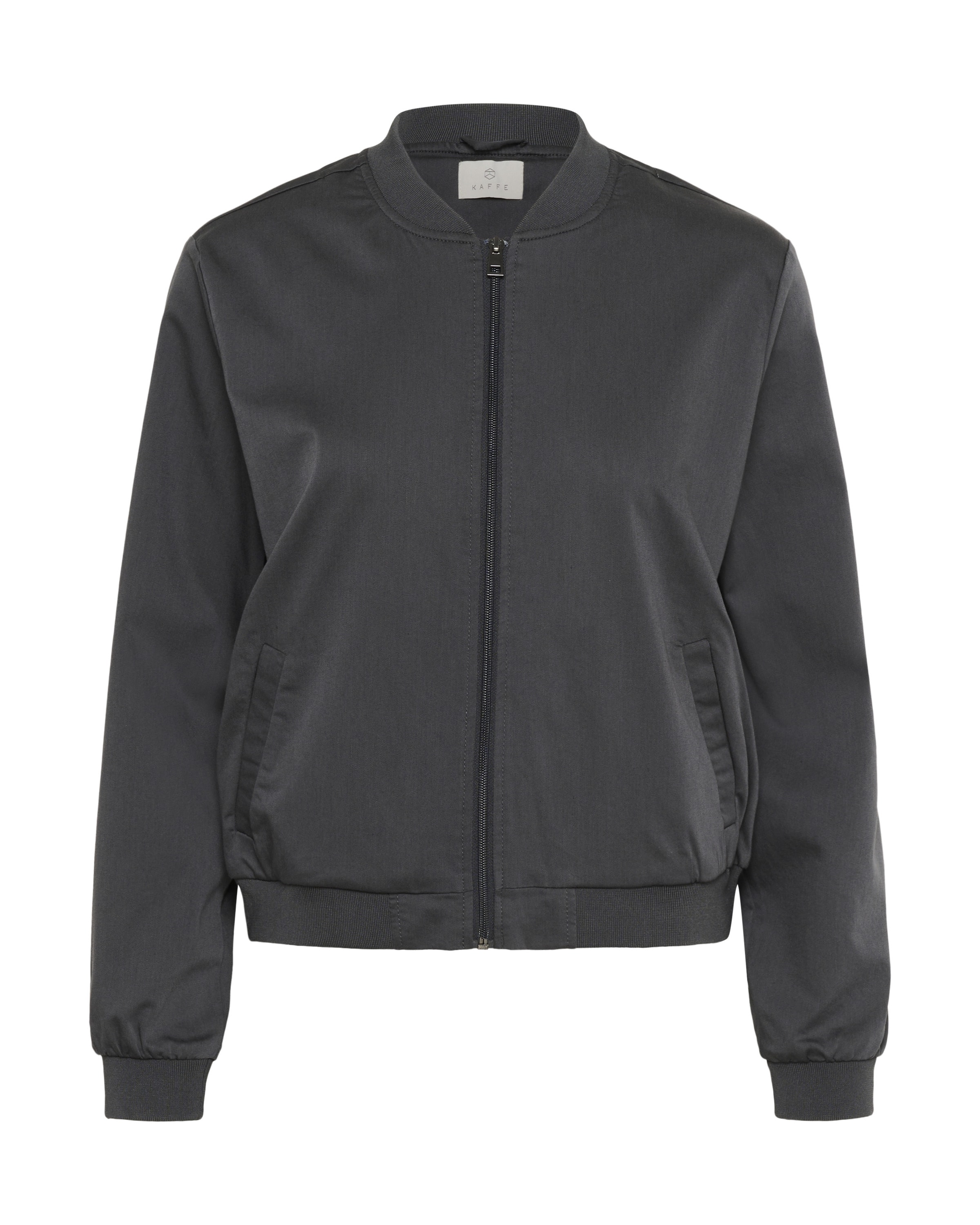 Kaffe Übergangsjacke 'Lea' in Schwarz: Vorderseite