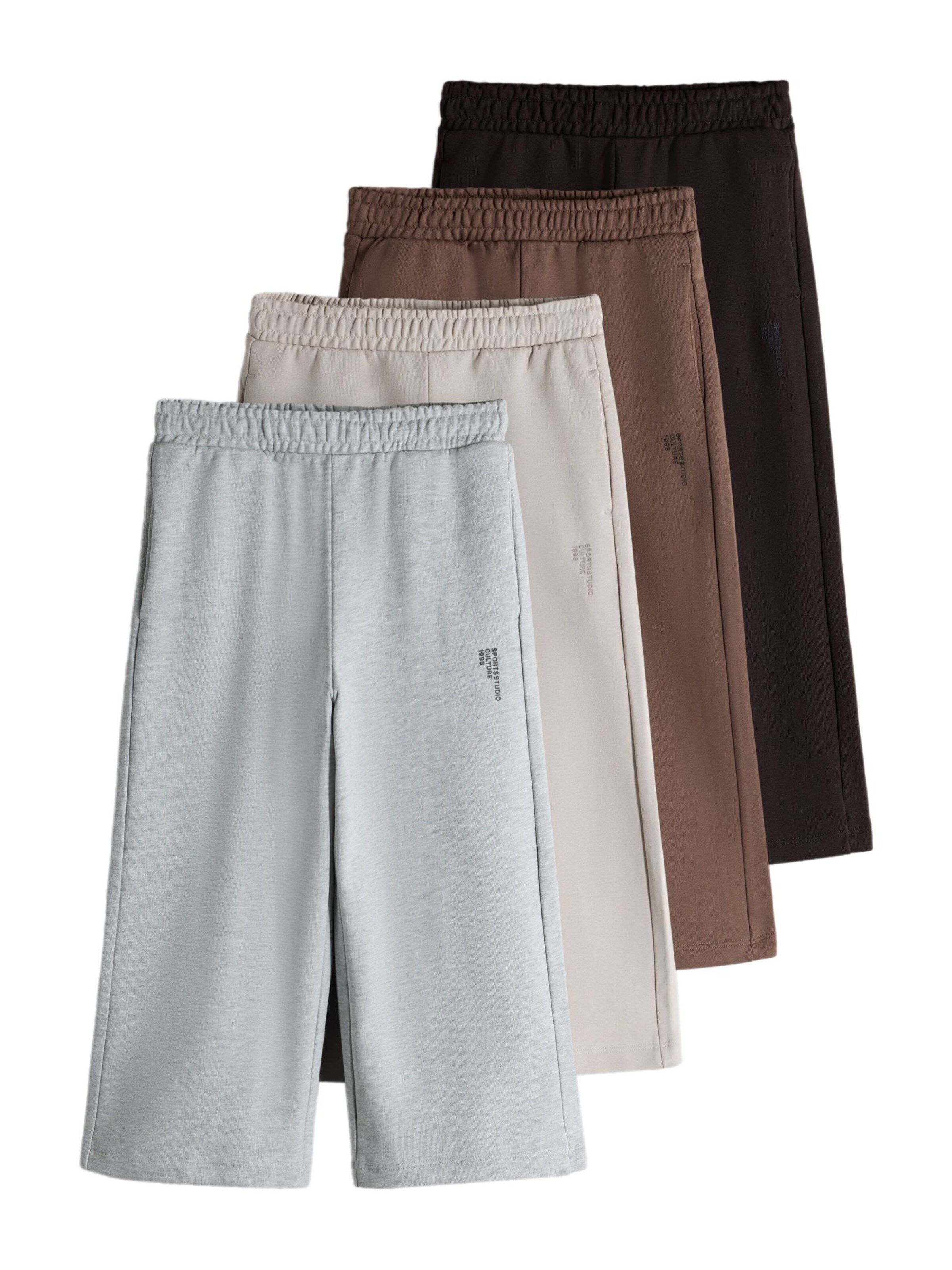 Wide Leg Pantalon The Set en multicouleur : devant