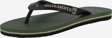 QUIKSILVER T-Bar Sandals 'MOLOKAI' in Green: front