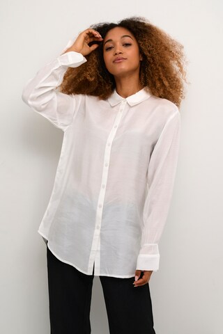 Camicia da donna 'CRSmokia' di Cream in bianco: frontale