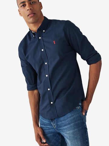 Coupe regular Chemise Next en bleu : devant