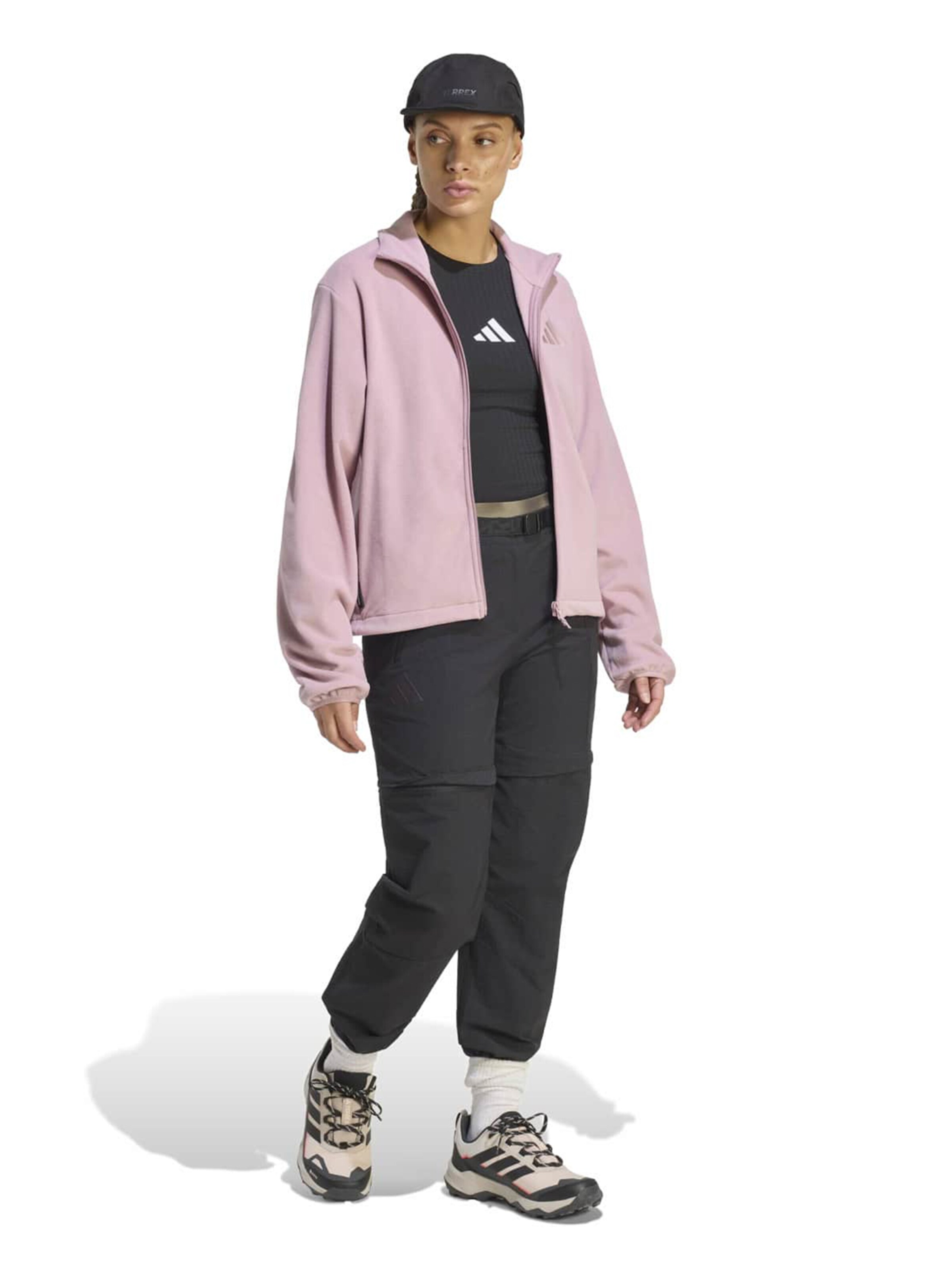 ADIDAS TERREX - Casaco de velo funcional em roxo