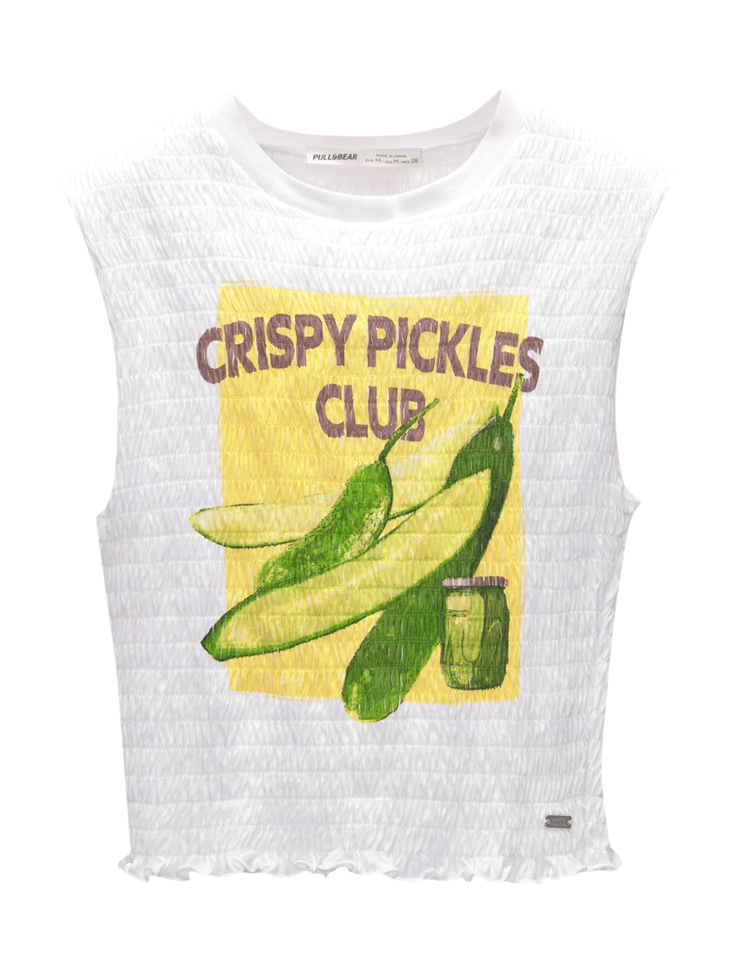 Top di Pull&Bear in grigio: frontale