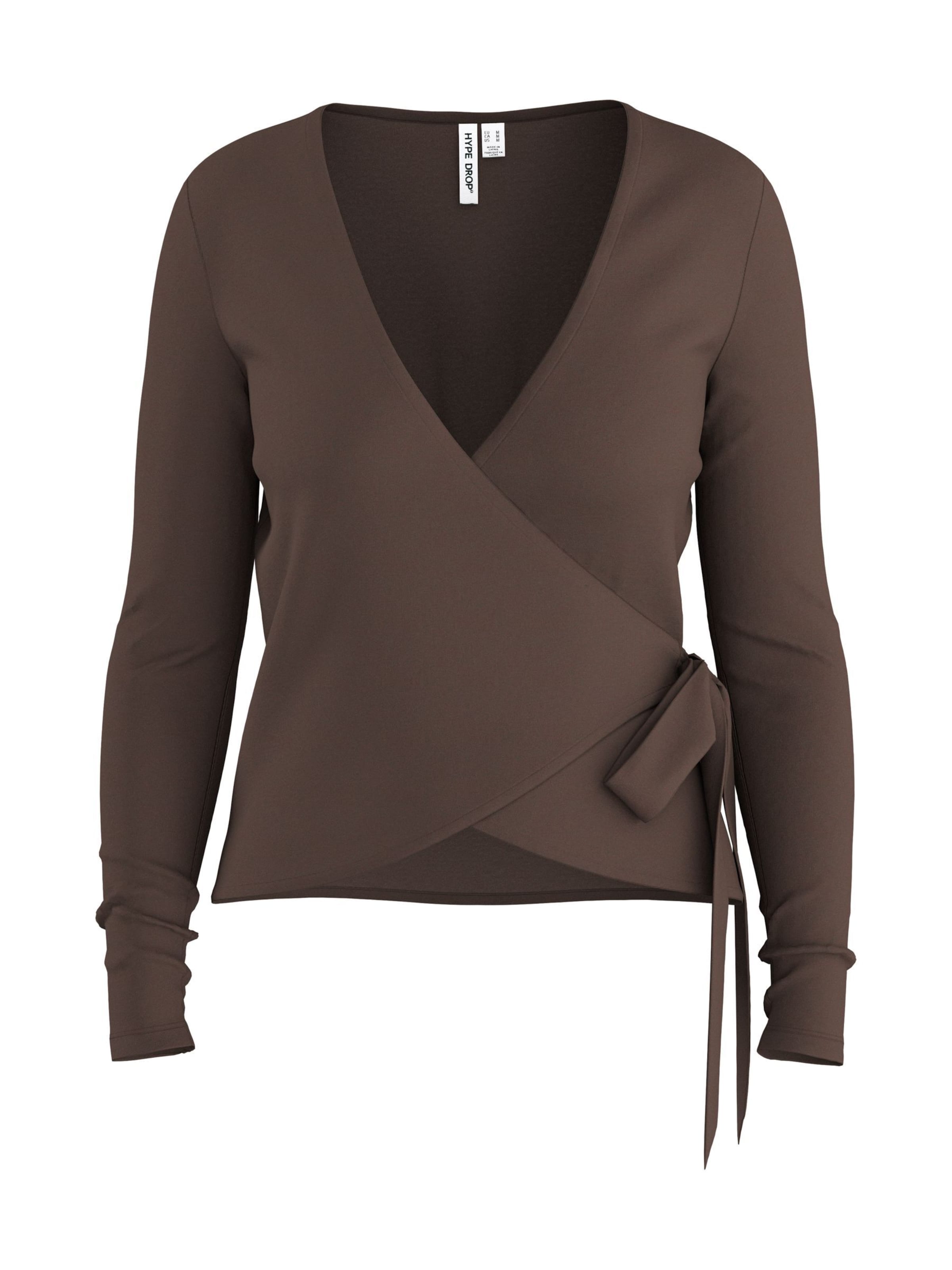 Haut 'GRY ' HYPEDROP en marron : devant