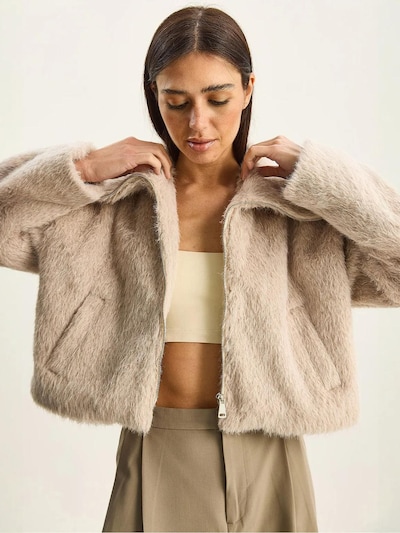 Bianco Lucci Mantel in beige, Produktansicht