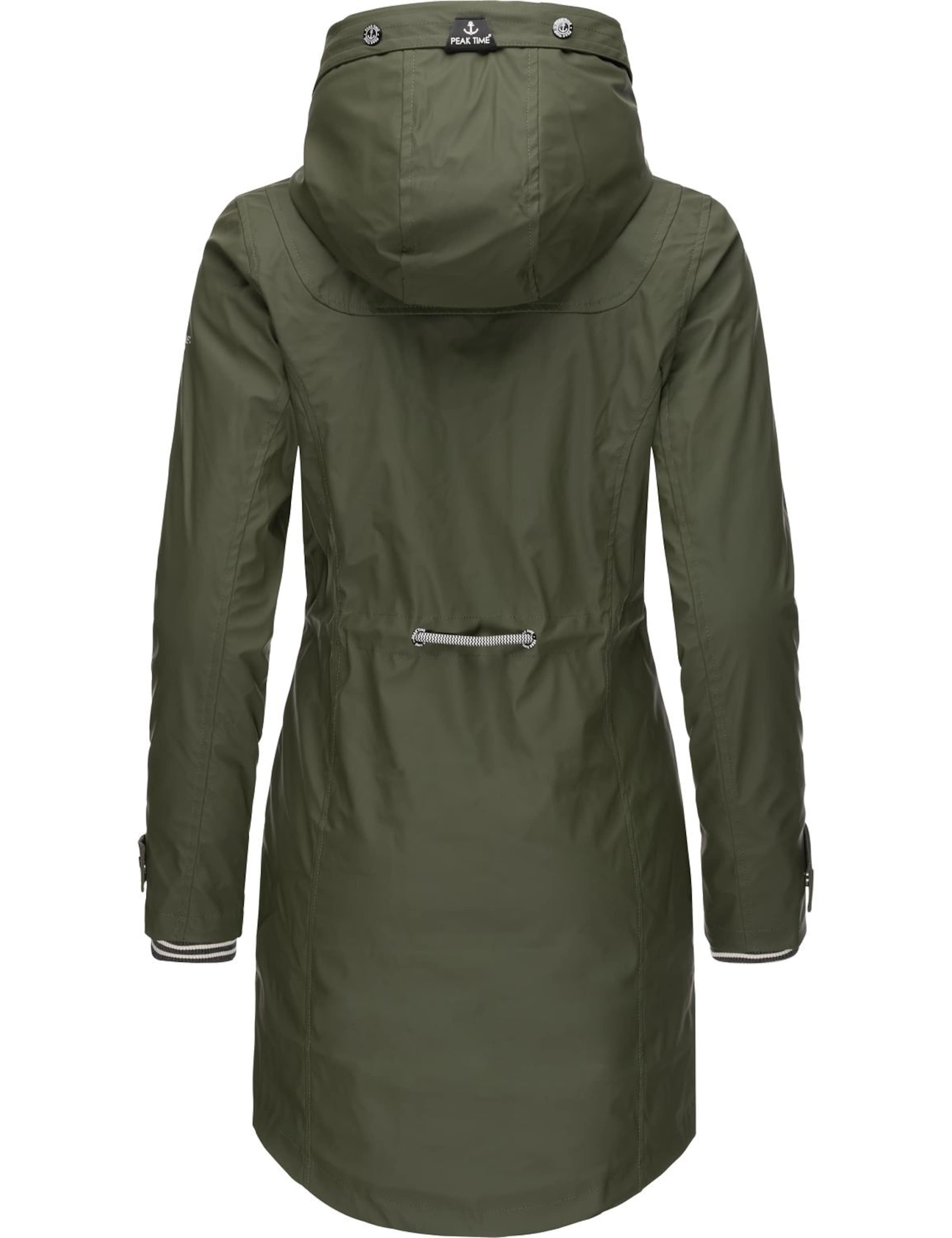 Manteau fonctionnel 'L60042' Peak Time en vert