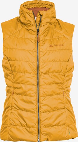 VAUDE Sportbodywarmer 'Moena' in Geel: voorkant